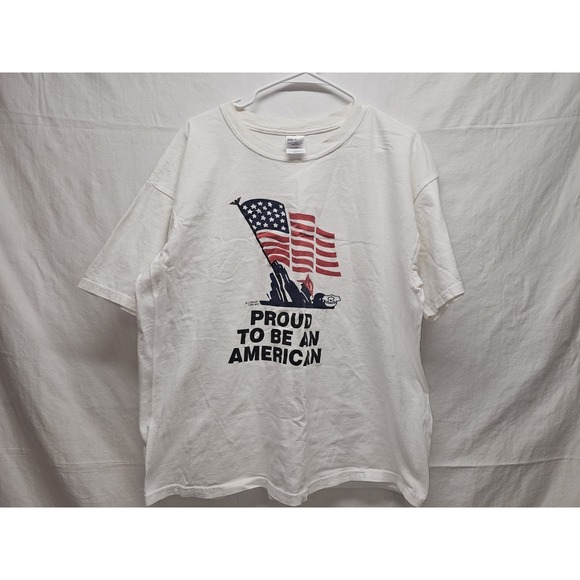 Gildan Other - Proud to Be American 9/11 First Responder Flag T- Shirt XL